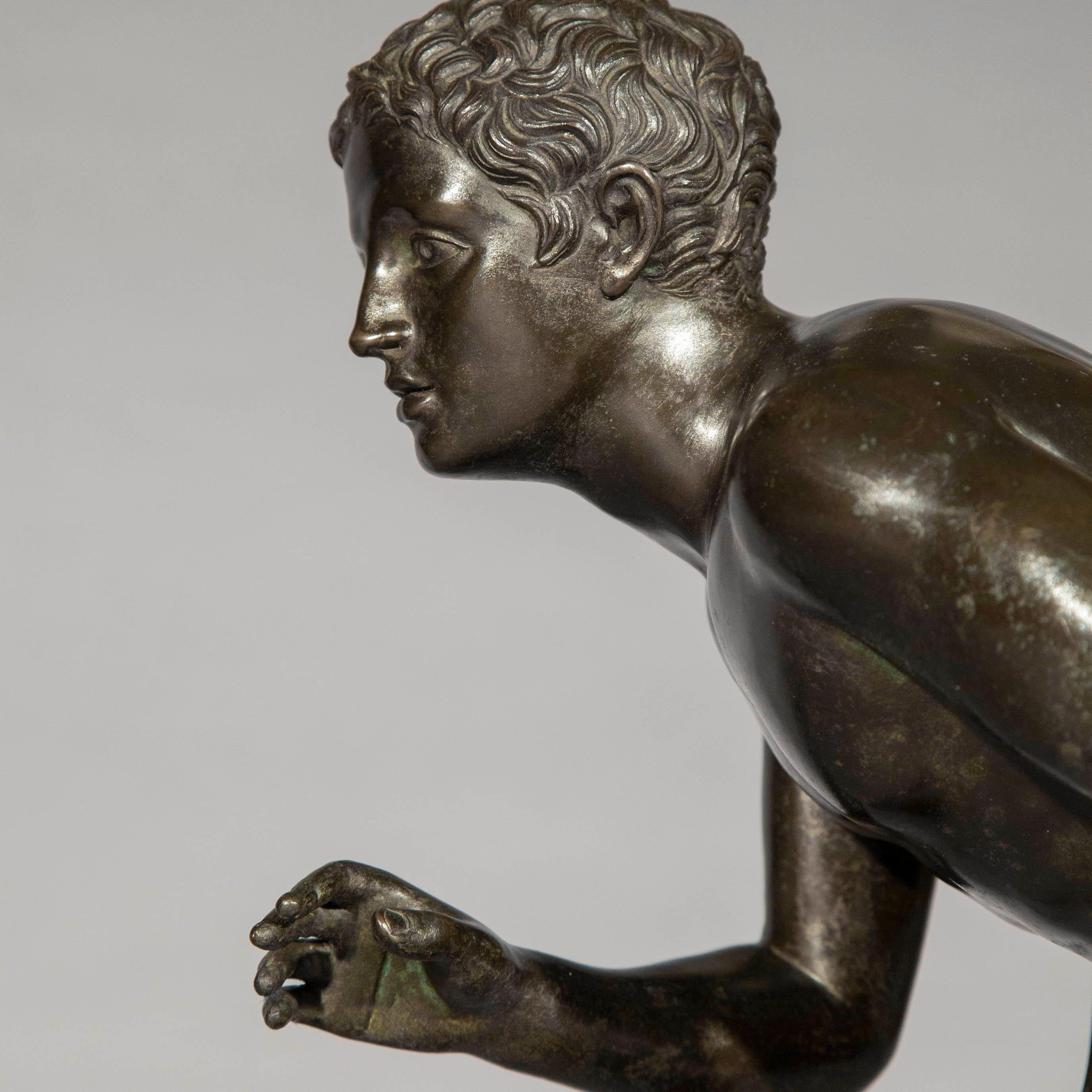 Antique Bronze Sculpture of an Athlete 8