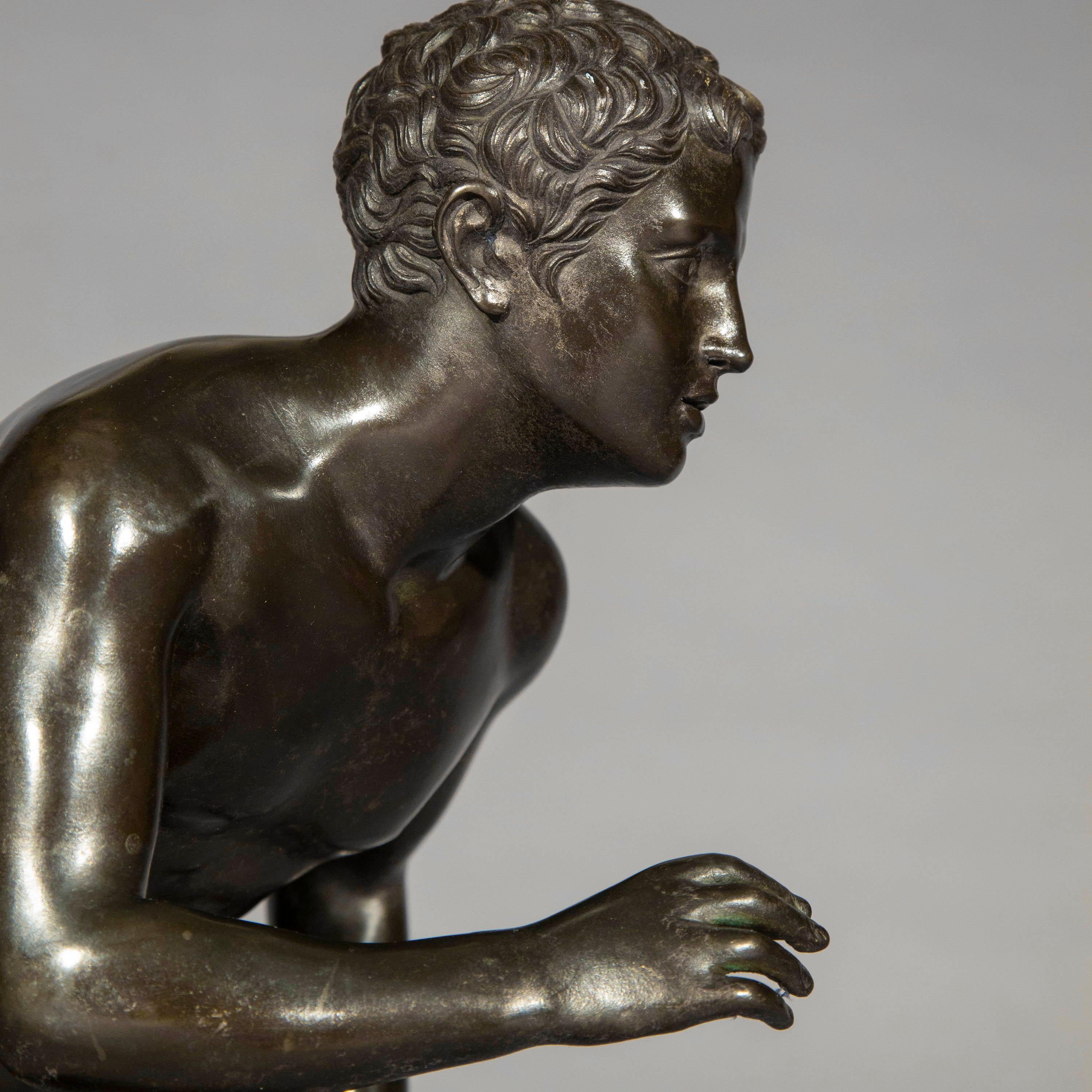 Antique Bronze Sculpture of an Athlete 11