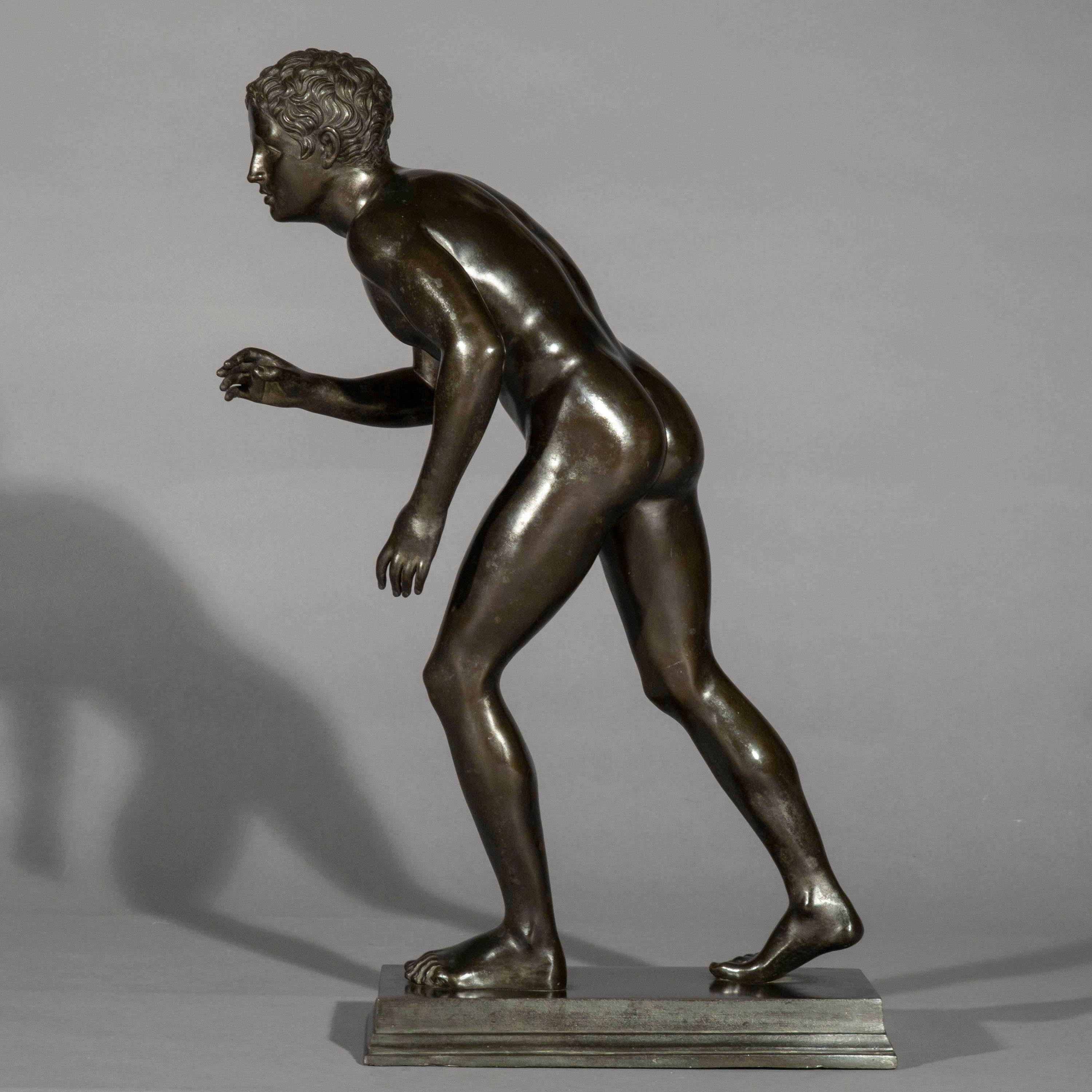 Antique Bronze Sculpture of an Athlete 12