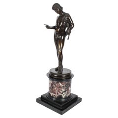 Antique Grand Tour Bronze Figure of "Dionysus, called Narcissus" 19th Century