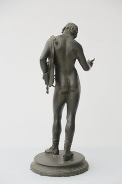 Antique Grand Tour Bronze of Narcissus, Circa 1870