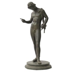 Antique Grand Tour Bronze of Narcissus, Circa 1870
