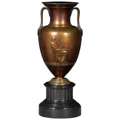 Antique Grand Tour Bronze Vase, Early 19th Century