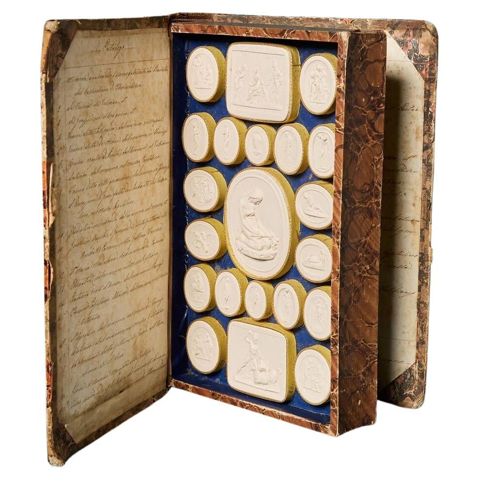Antikes Grand Tour Kunstbuch der Intaglios von Pietro Paoletti, Grand Tour
