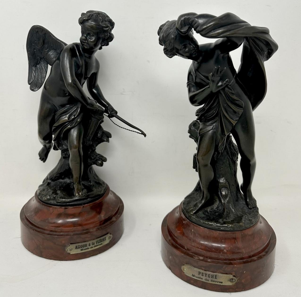 Antique Grand Tour French Sevres Bronze Sculpture Male Female Figures Group 19c  In Good Condition In Dublin, Ireland