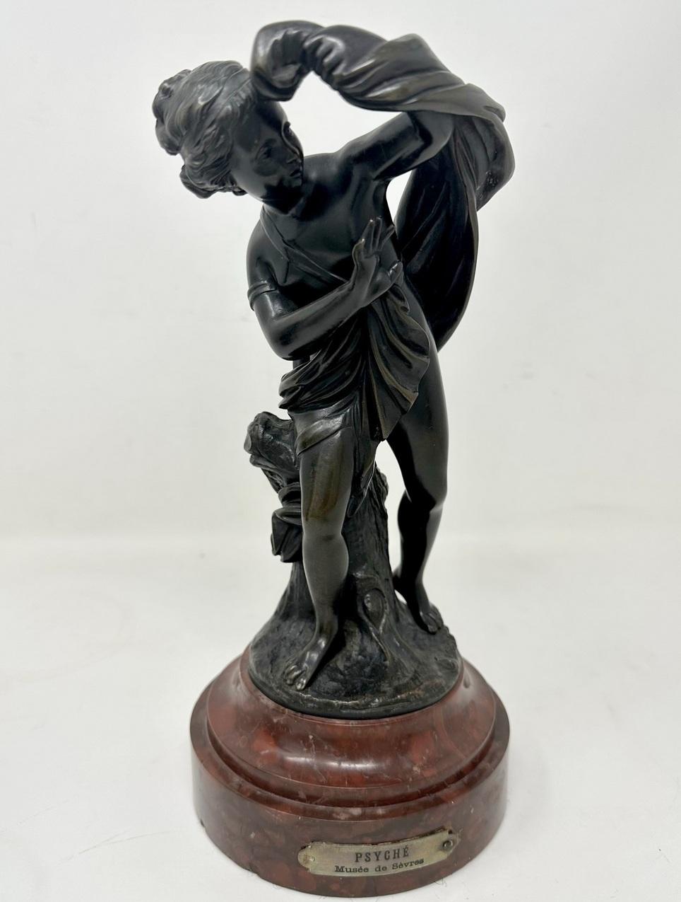19th Century Antique Grand Tour French Sevres Bronze Sculpture Male Female Figures Group 19c 