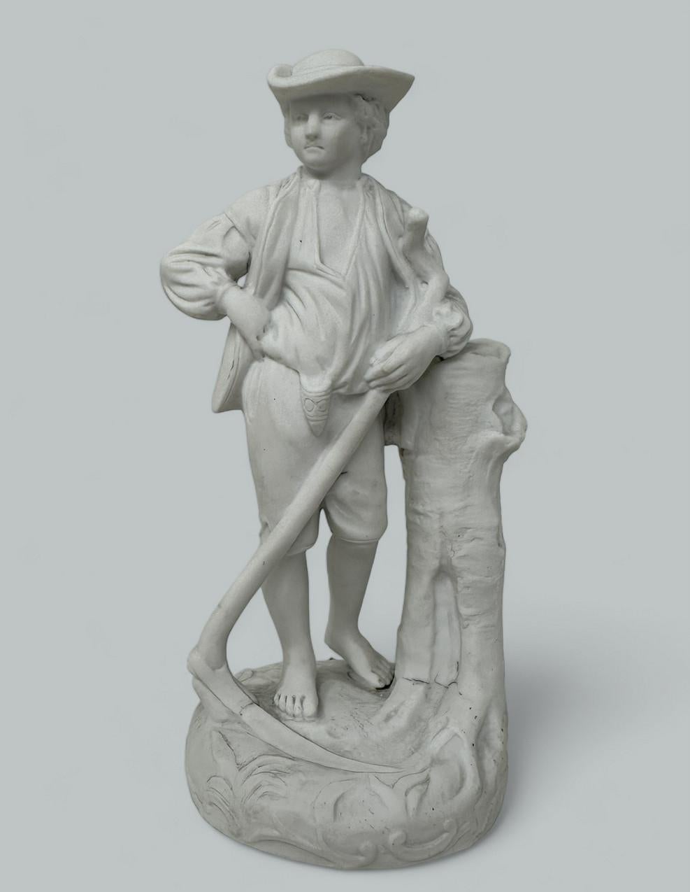 Antique Grand Tour French Parian Sculpture Male Female Figures Group 19C For Sale 6