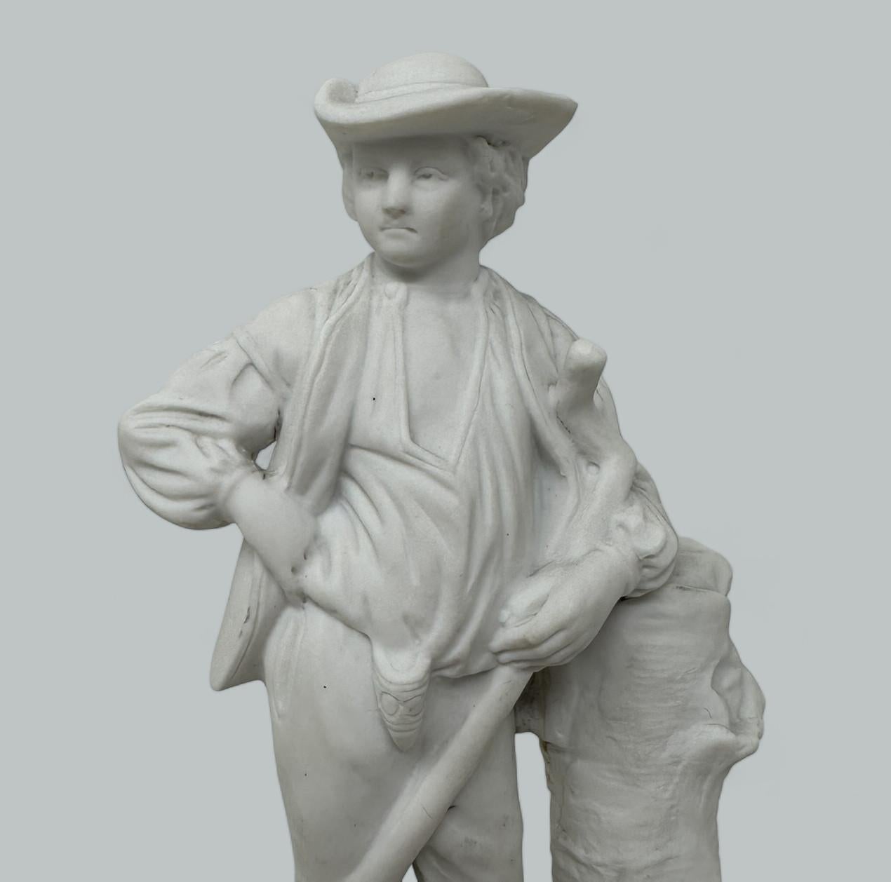 Antique Grand Tour French Parian Sculpture Male Female Figures Group 19C For Sale 3