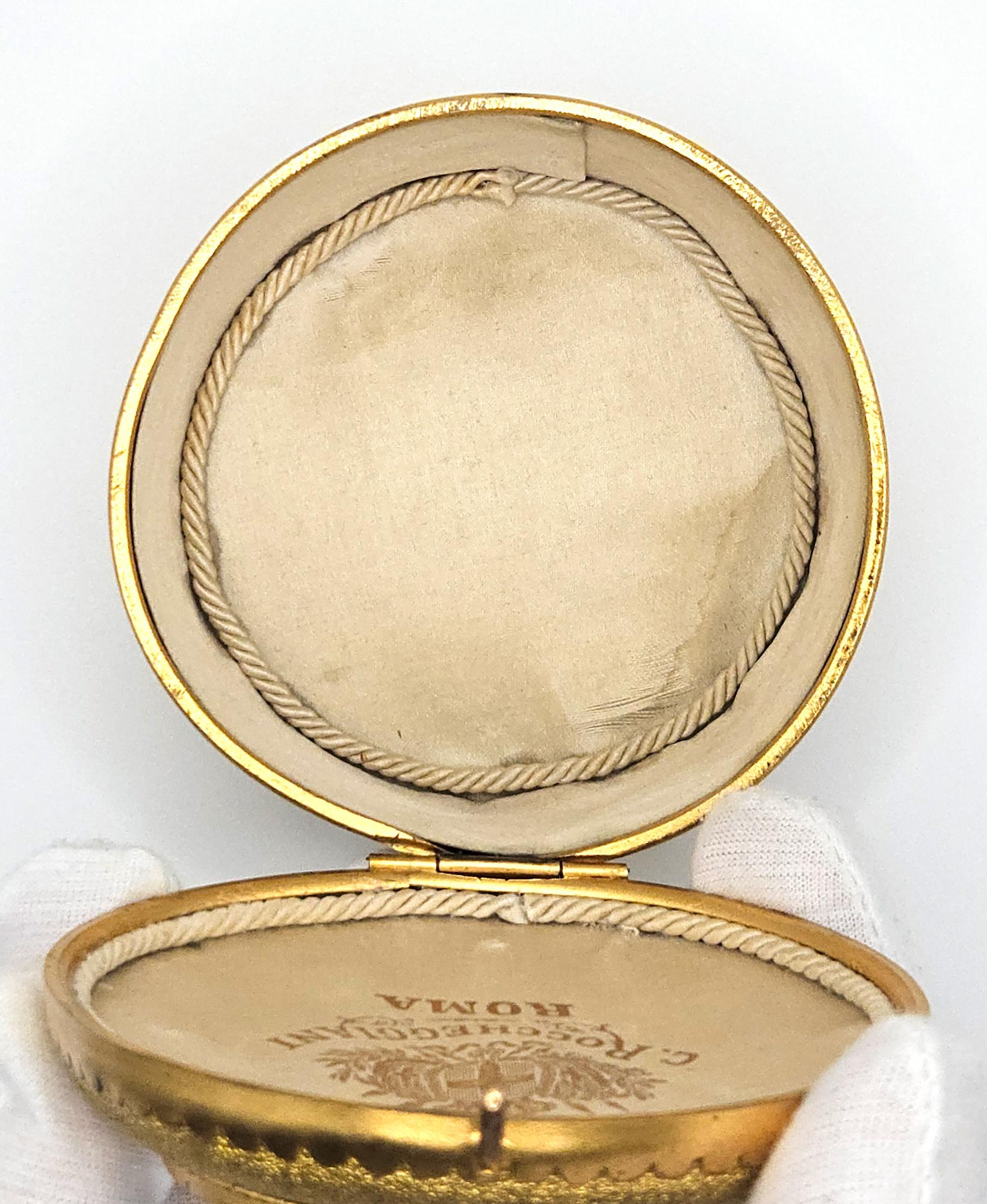 Antiguo joyero de micromosaico Grand Tour de Cesare Roccheggiani, Roma c. 1875 en venta 6