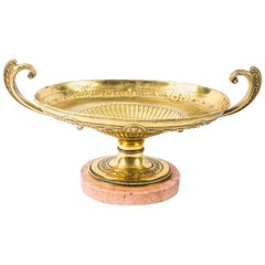 Antique Grand Tour Neoclassical Gilt Bronze Centre Piece 19th Century