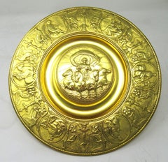 Antique Grand Tour Ormolu Desk Inkwell Centerpiece Elkington Silversmiths 19thC