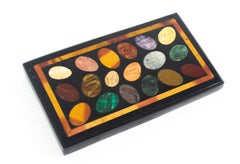 Antiker Grand Tour Pietra Dura Probenaufsatz Briefbeschwerer:: 19