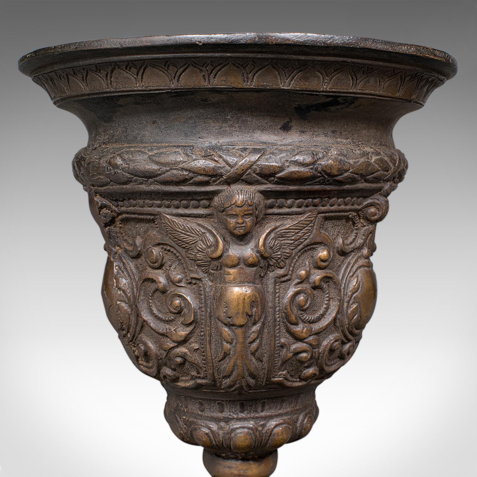 Ancienne Jardinière Grand Tour, Italienne, Bronze, Vase à Bouquet, Urne, Début Victorien en vente 5