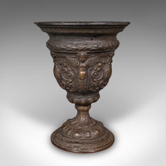 Antique Grand Tour Planter, Italian, Bronze, Bouquet Vase, Urn, Early Victorian