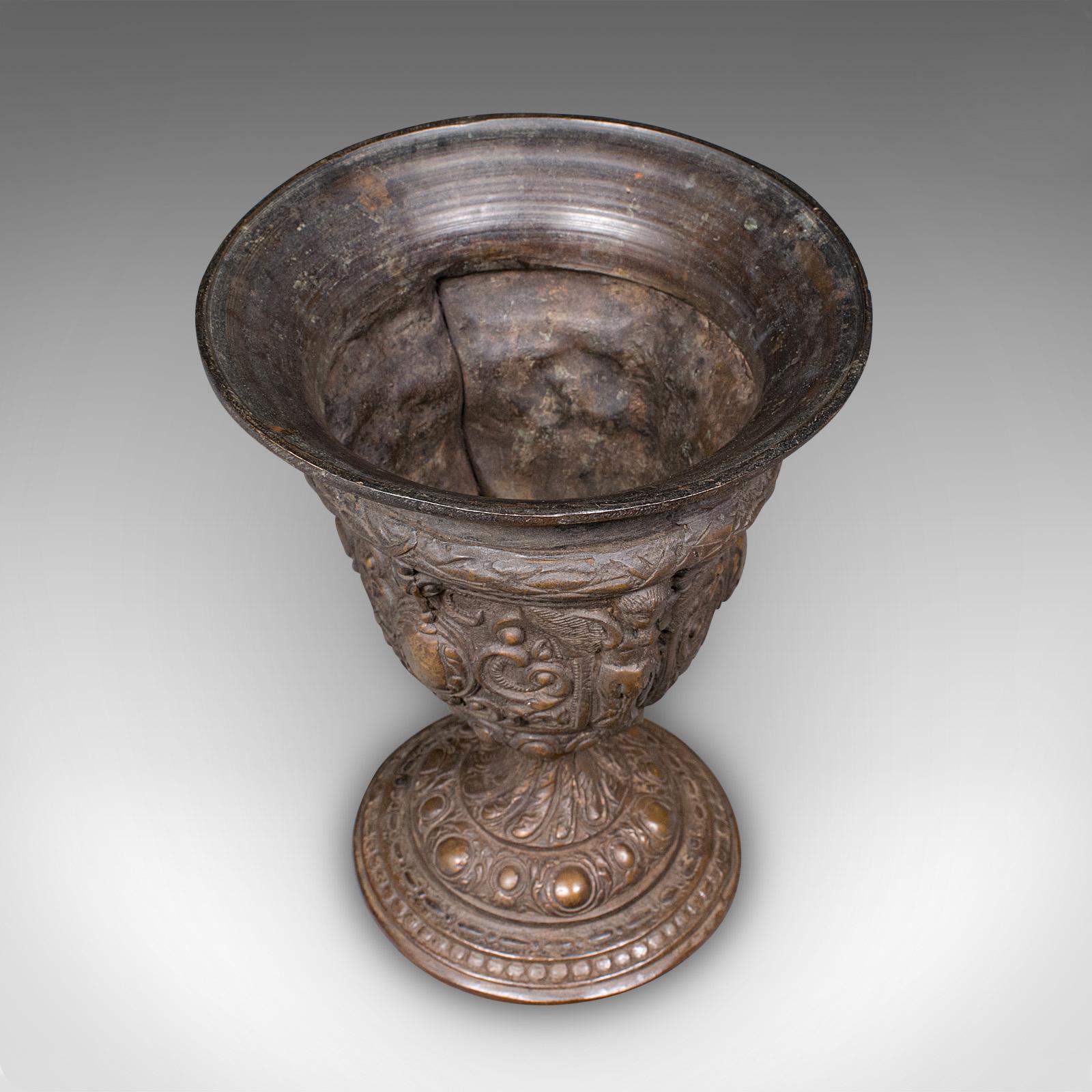 Ancienne Jardinière Grand Tour, Italienne, Bronze, Vase à Bouquet, Urne, Début Victorien en vente 2