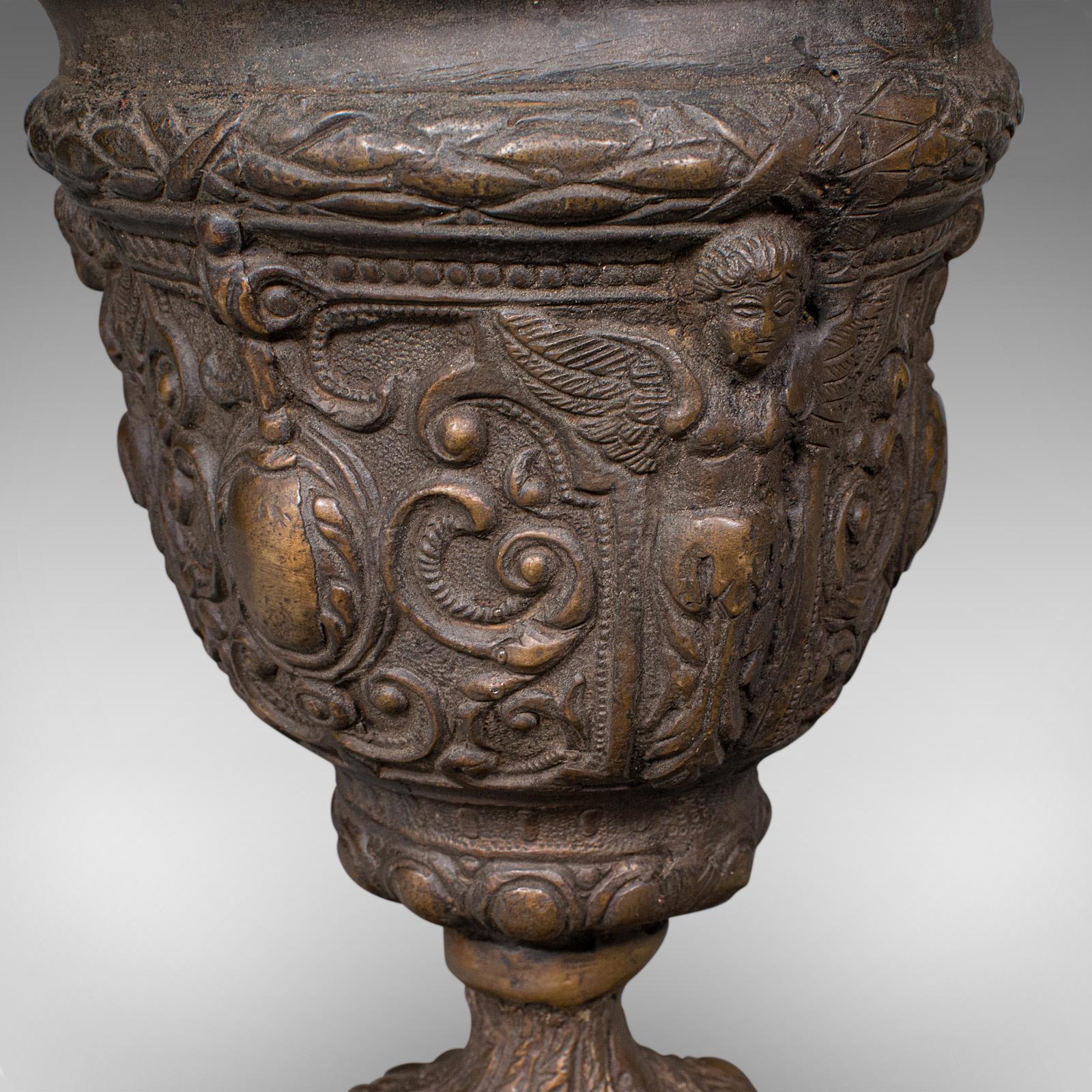 Ancienne Jardinière Grand Tour, Italienne, Bronze, Vase à Bouquet, Urne, Début Victorien en vente 3