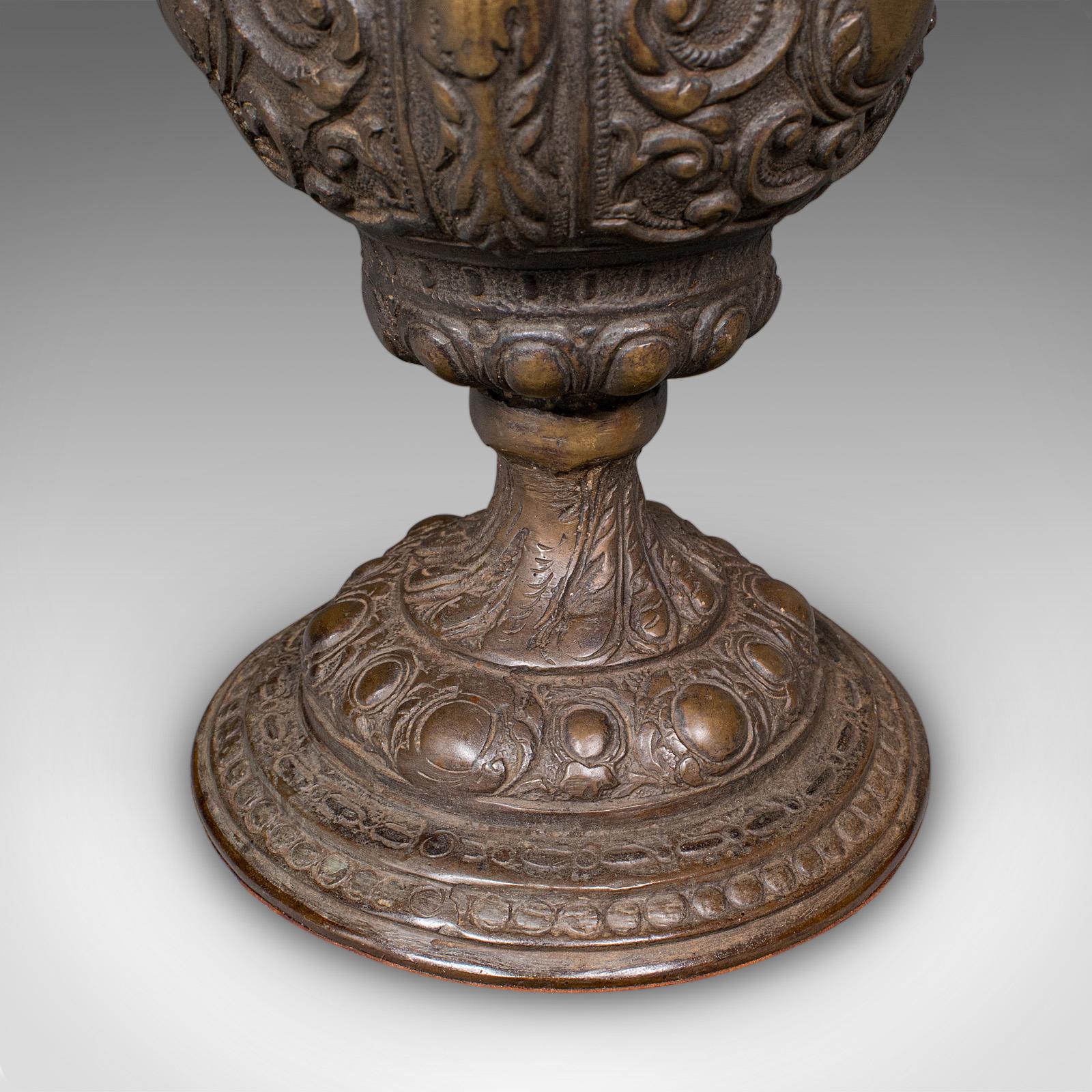 Ancienne Jardinière Grand Tour, Italienne, Bronze, Vase à Bouquet, Urne, Début Victorien en vente 4