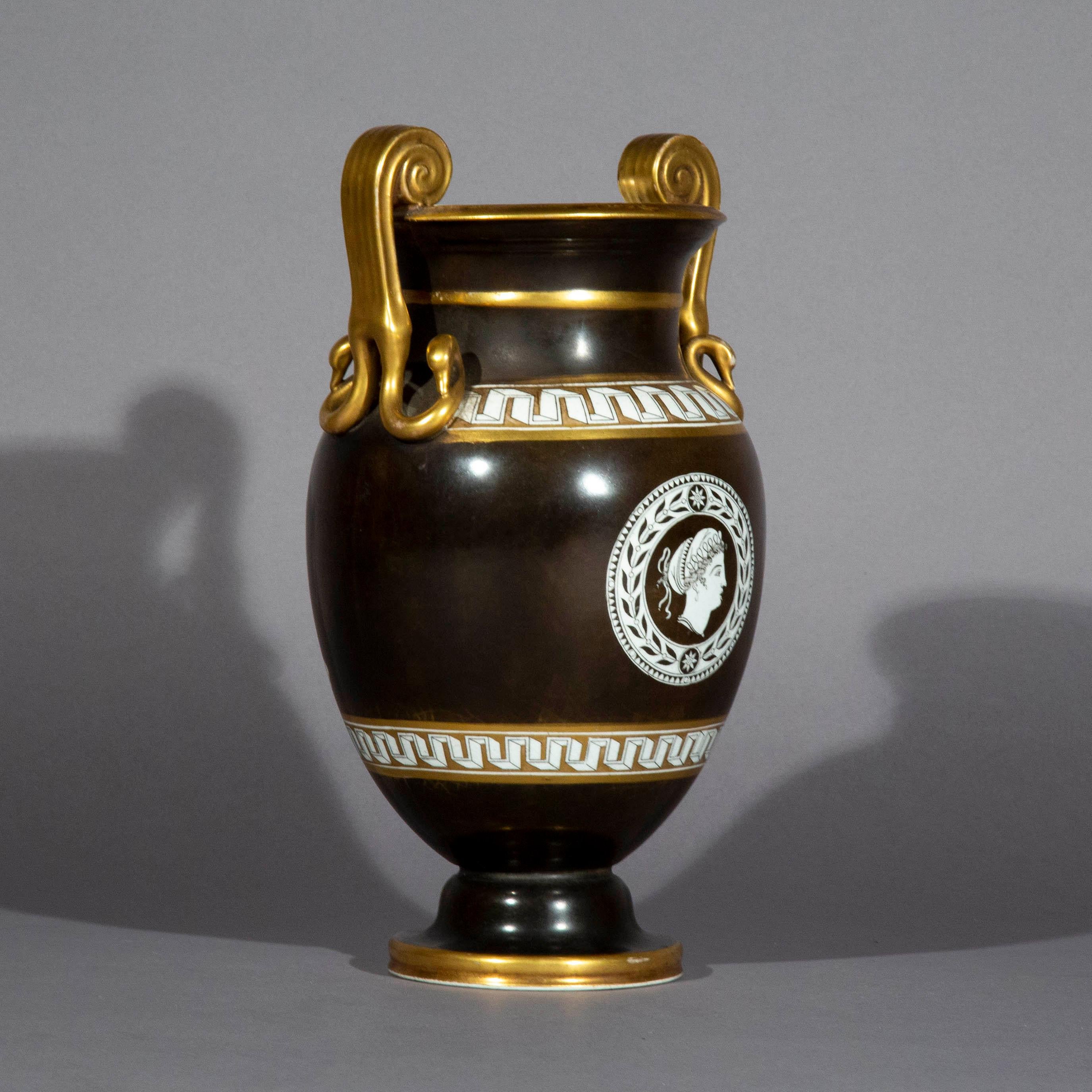 Antique Grand Tour Porcelain Vase, Early 19th Century 1