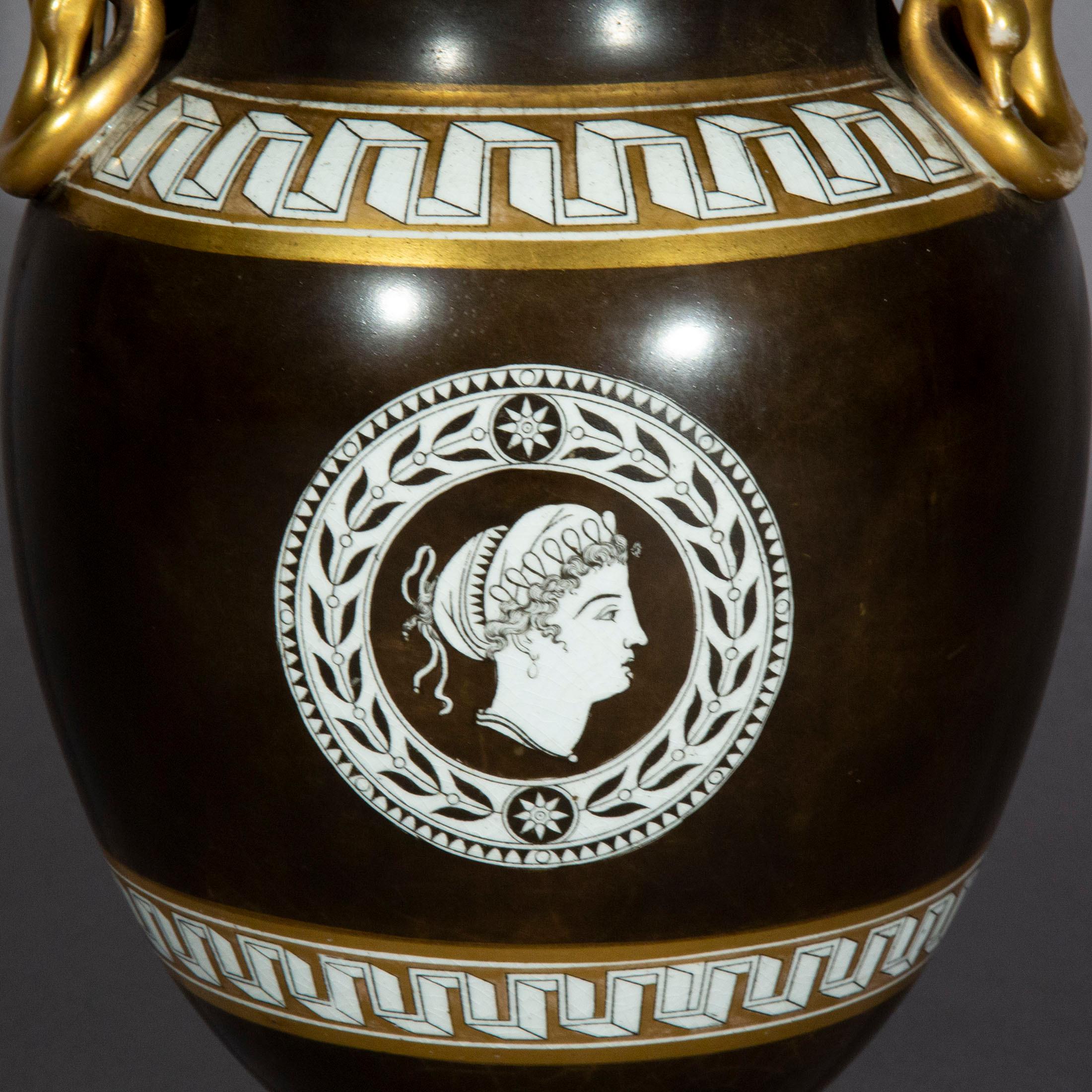 Antique Grand Tour Porcelain Vase, Early 19th Century 4