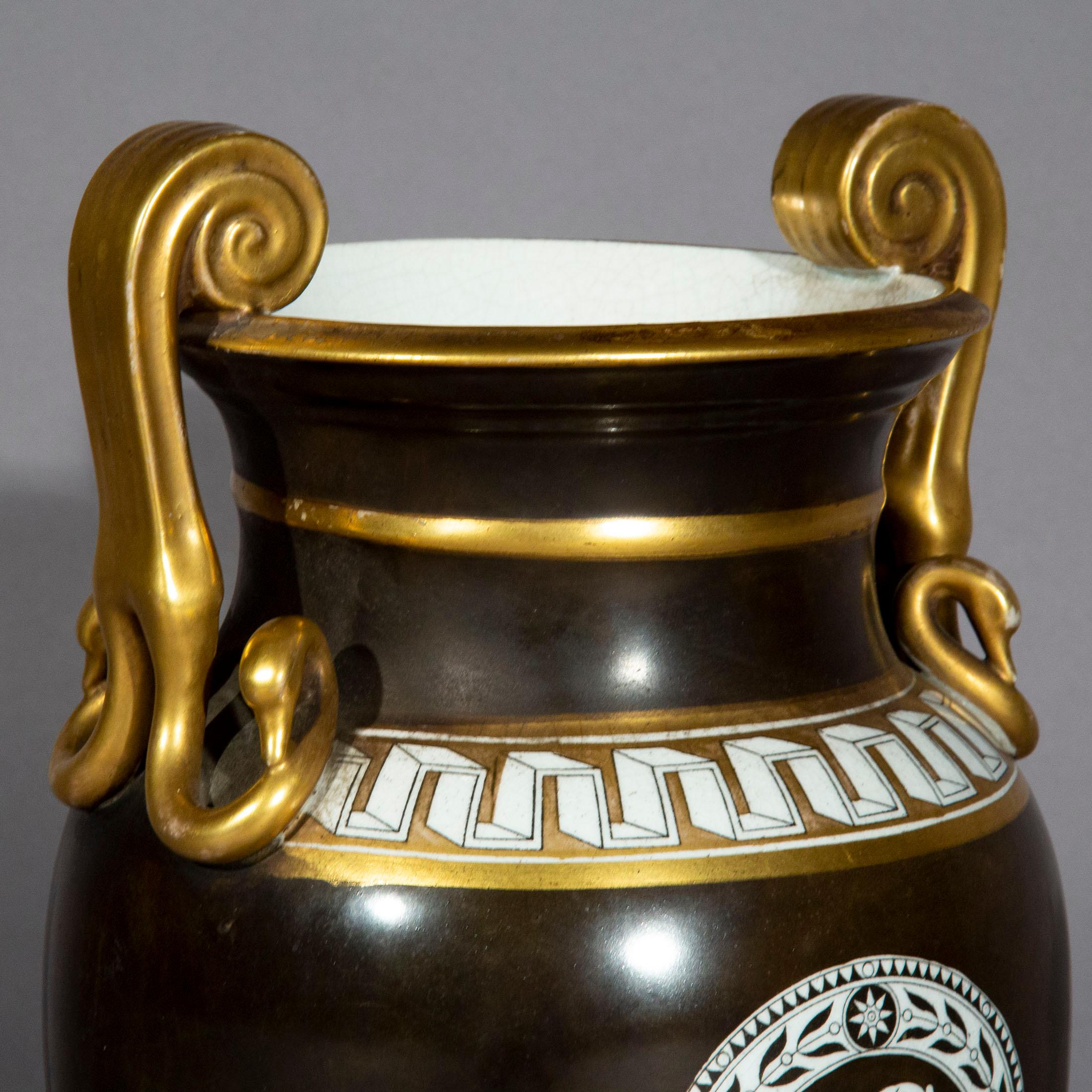 Antique Grand Tour Porcelain Vase, Early 19th Century 5