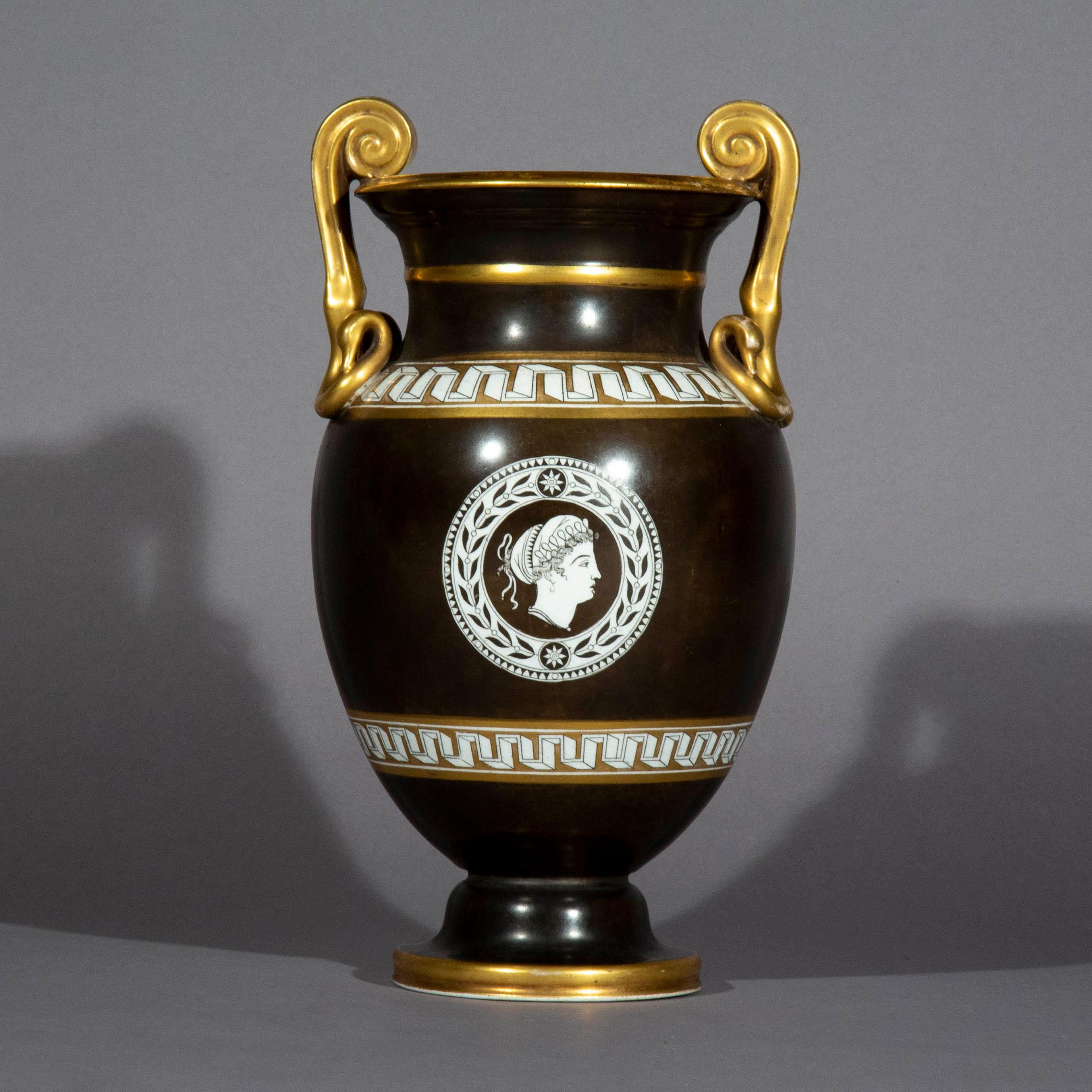 Antique Grand Tour Porcelain Vase, Early 19th Century 7
