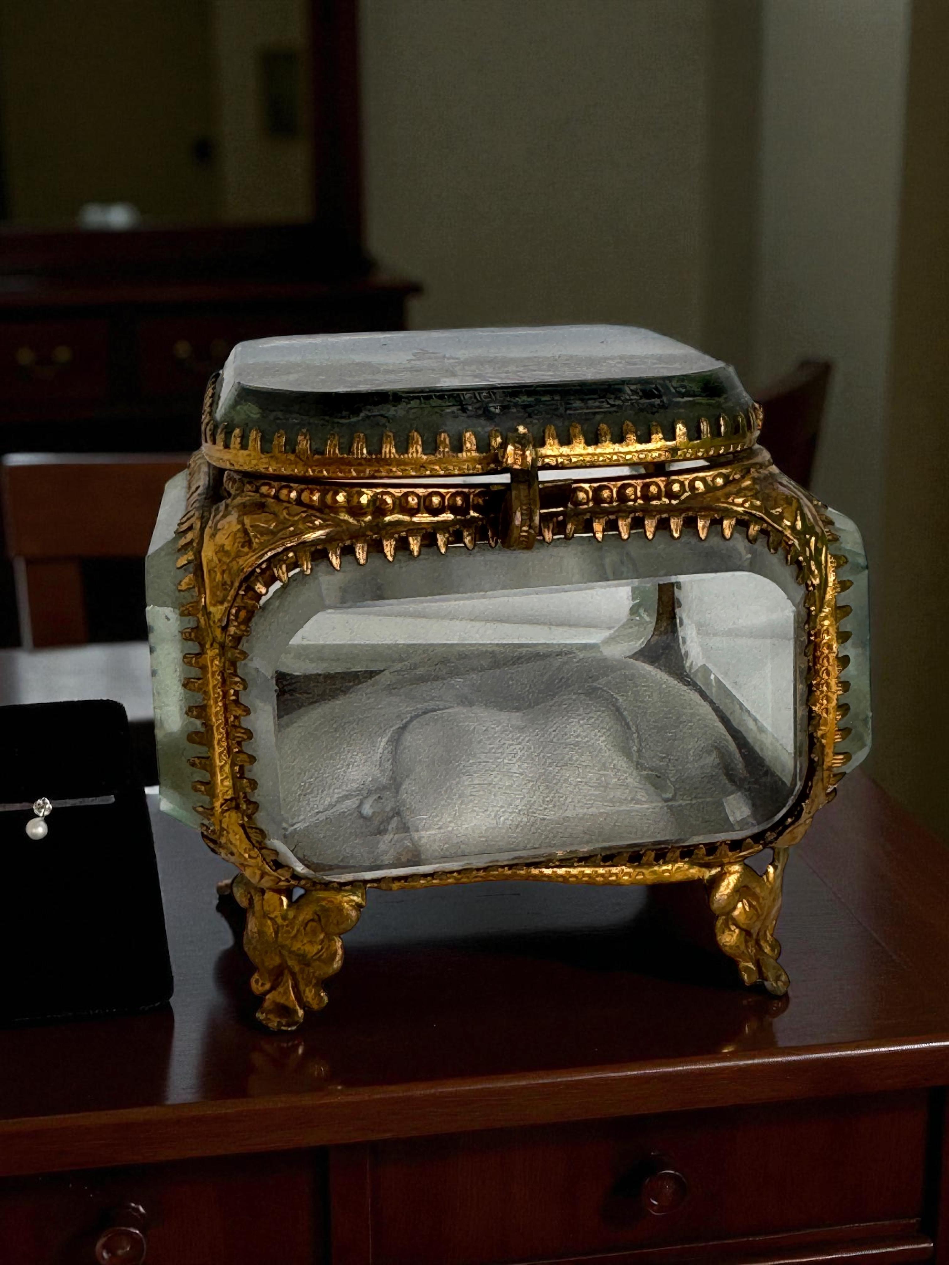 Antique Grand Tour Souvenir Casket, Eglomise Breslau, Wrocław, Poland 1900s For Sale 5