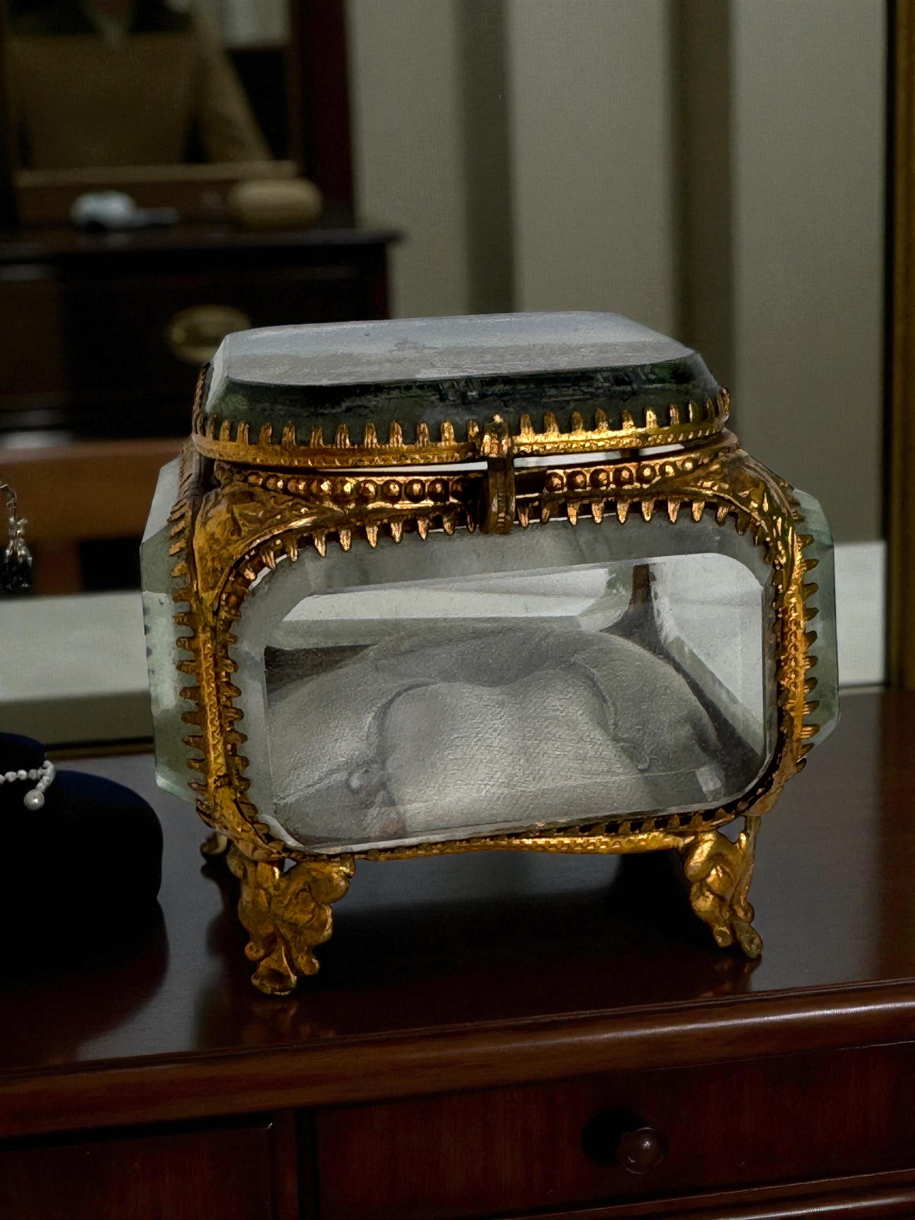 Antique Grand Tour Souvenir Casket, Eglomise Breslau, Wrocław, Poland 1900s For Sale 7