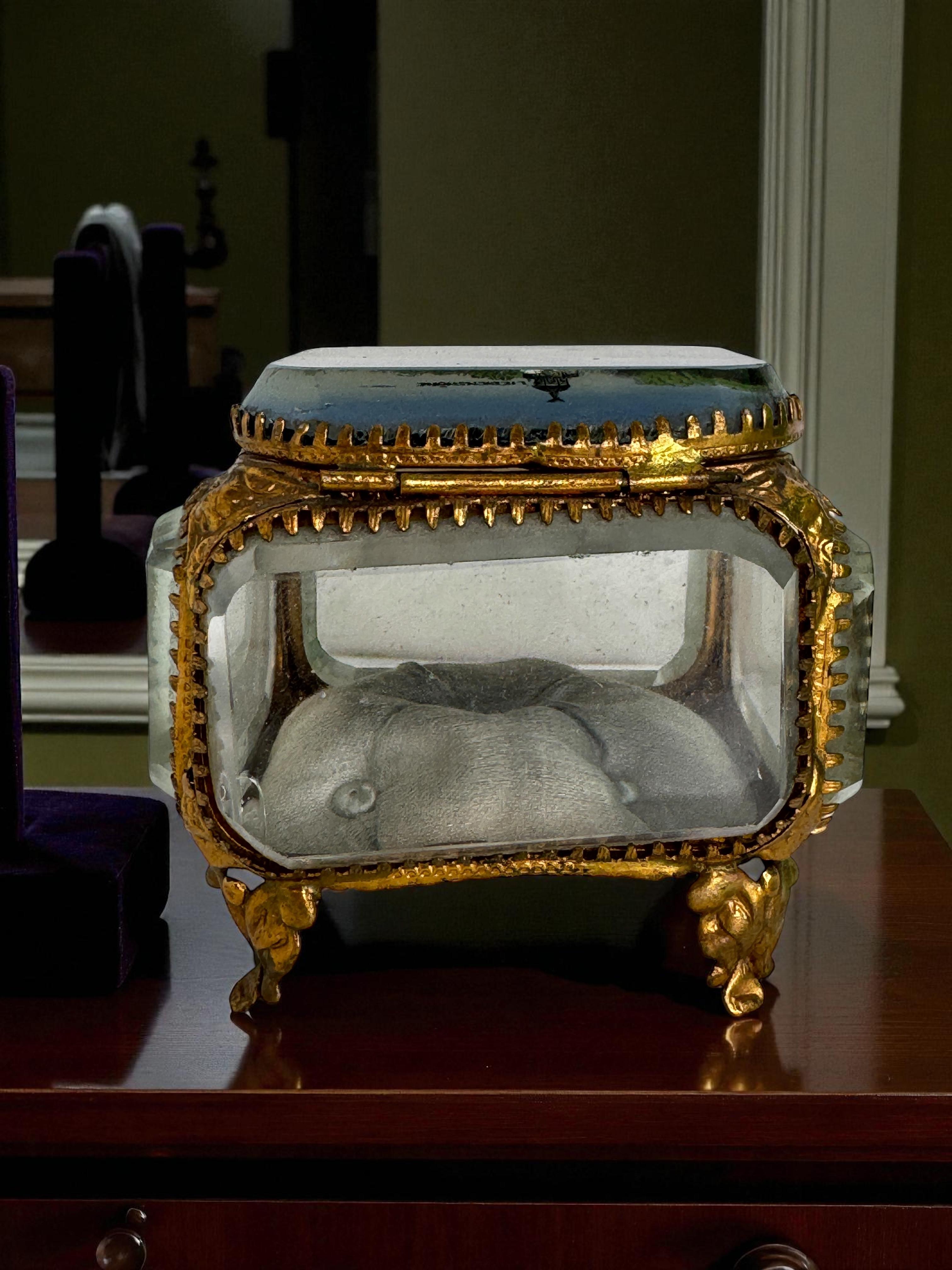 Antique Grand Tour Souvenir Casket, Eglomise Breslau, Wrocław, Poland 1900s For Sale 9