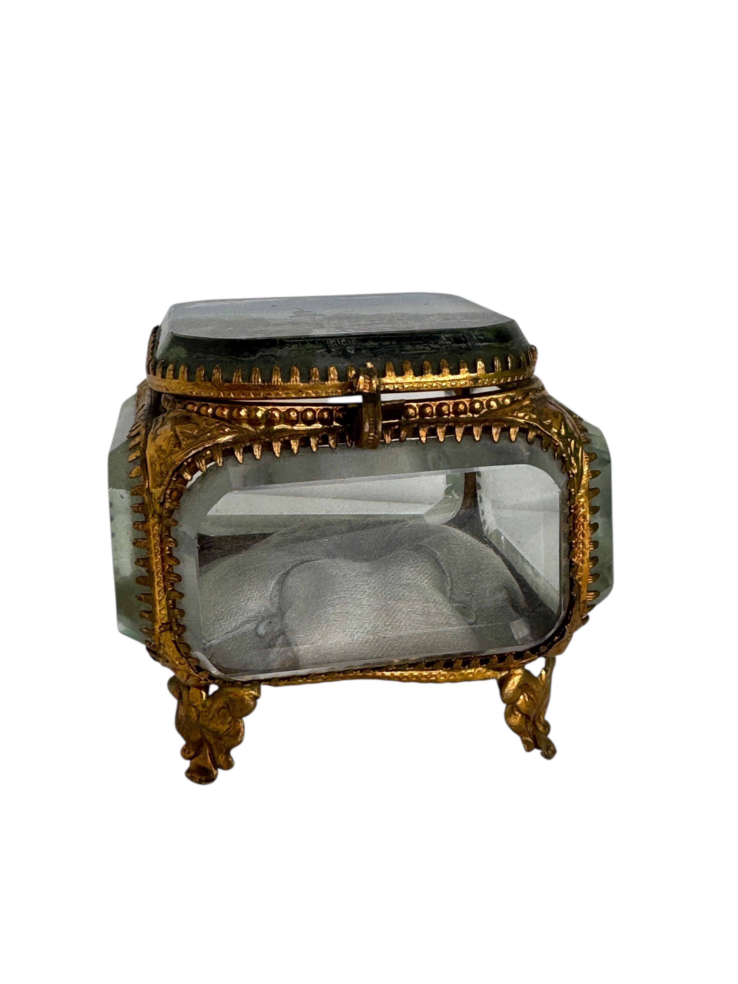Belle Époque Antique Grand Tour Souvenir Casket, Eglomise Breslau, Wrocław, Poland 1900s For Sale