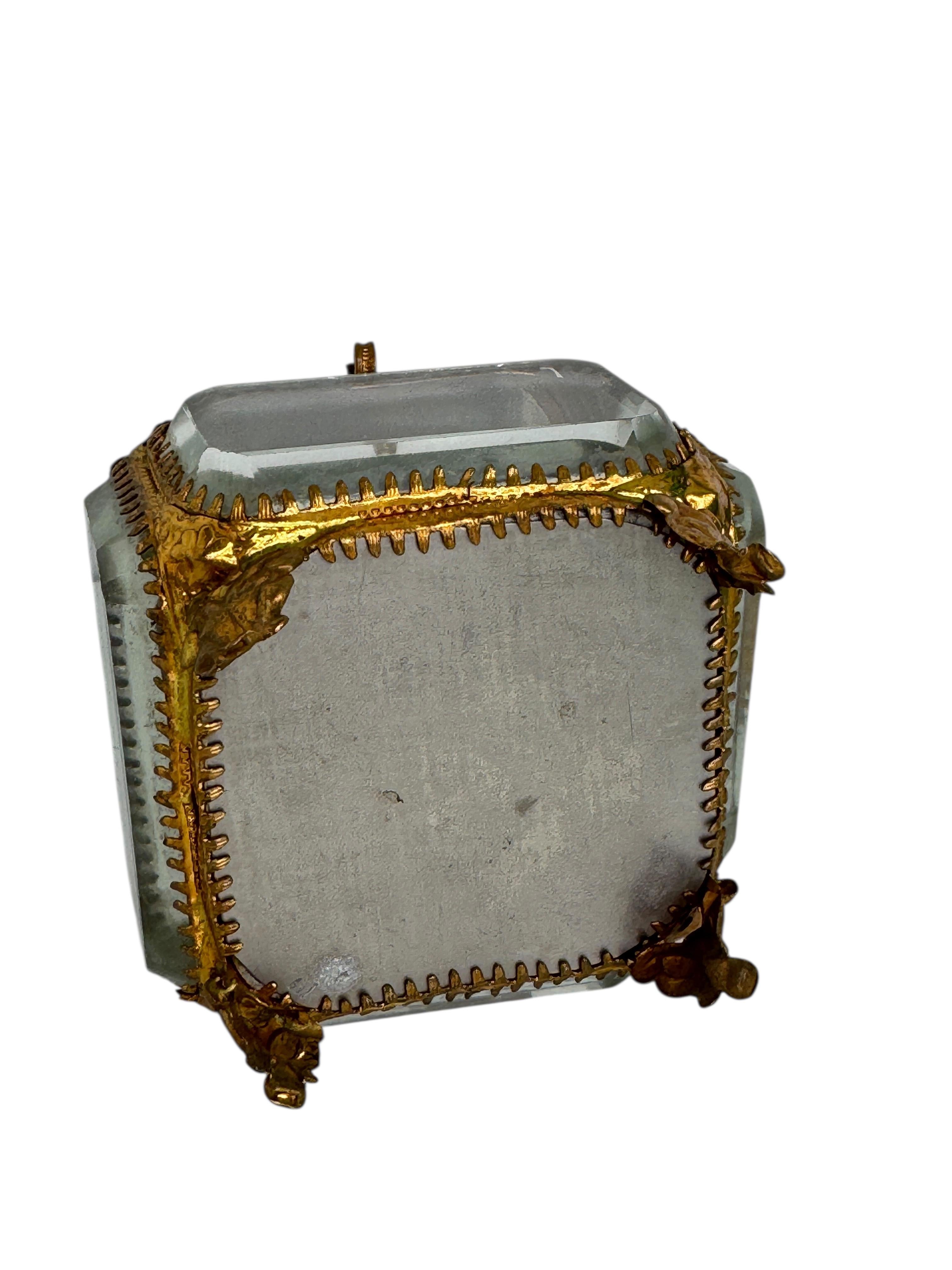 Antique Grand Tour Souvenir Casket, Eglomise Breslau, Wrocław, Poland 1900s For Sale 2