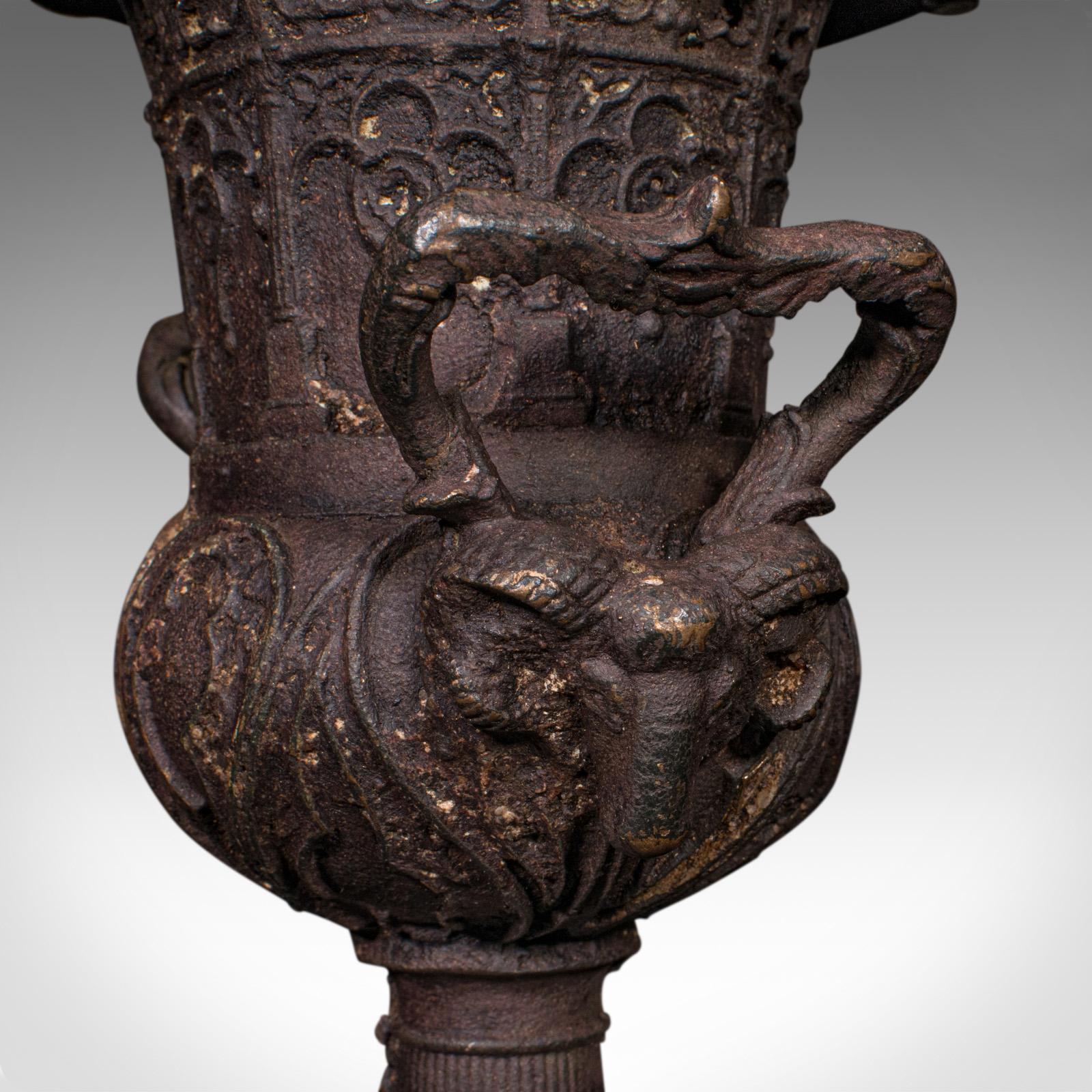 Antique Grand Tour Urn, Italian, Bronze, Posy Vase, Great Exhibition, Victorian For Sale 6