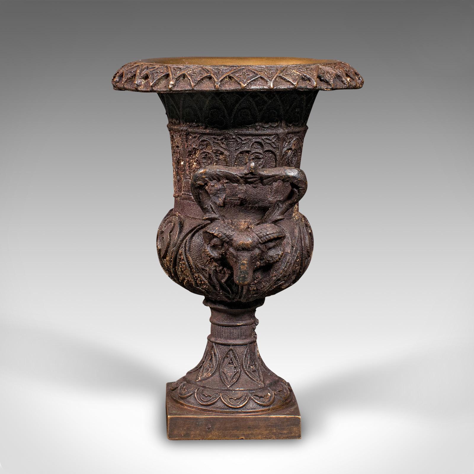 19th Century Antique Grand Tour Urn, Italian, Bronze, Posy Vase, Great Exhibition, Victorian For Sale