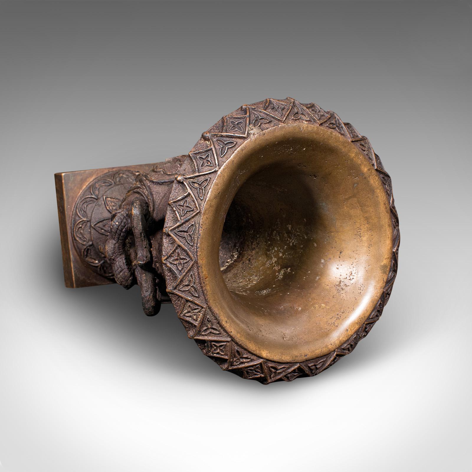 Antique Grand Tour Urn, Italian, Bronze, Posy Vase, Great Exhibition, Victorian For Sale 1