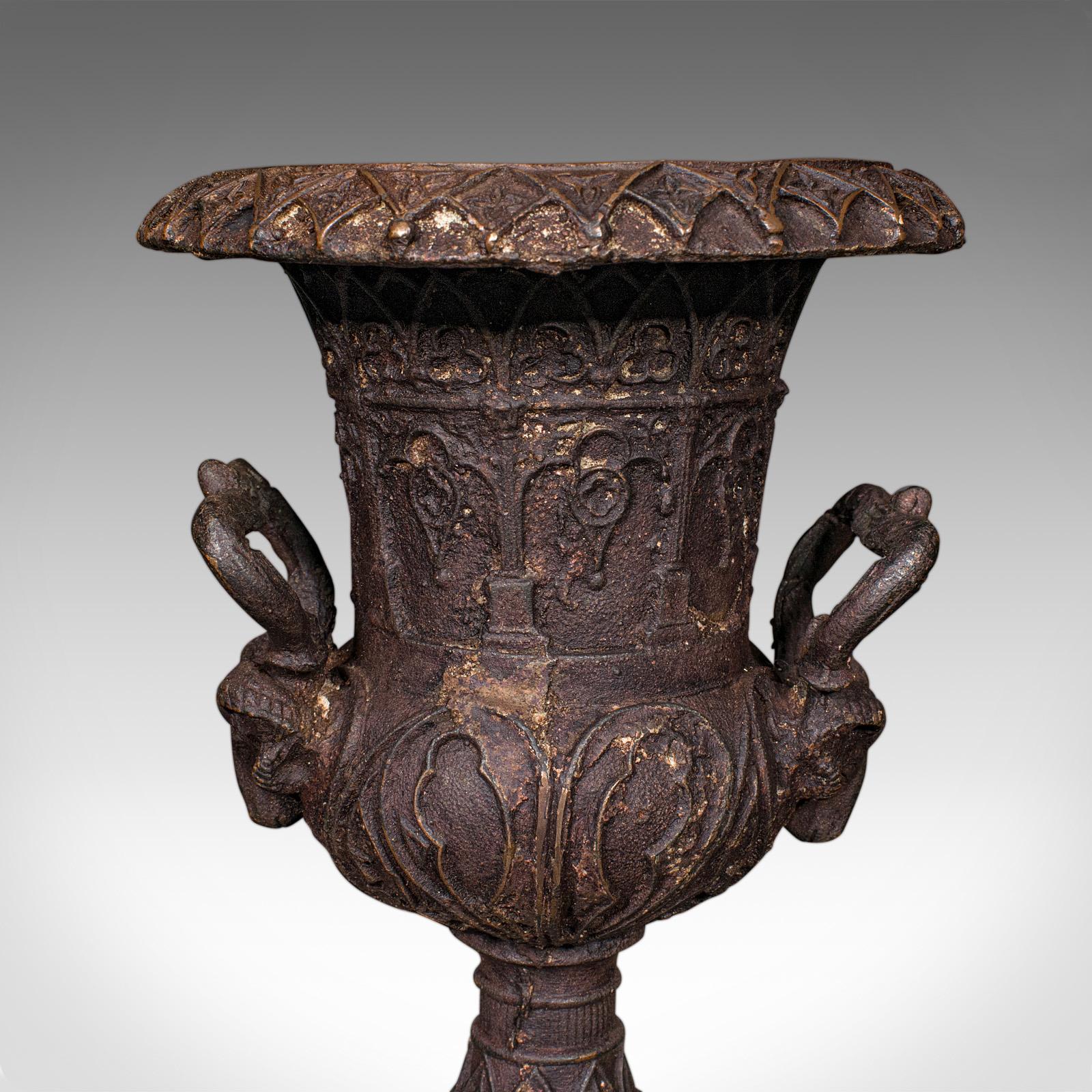 Antique Grand Tour Urn, Italian, Bronze, Posy Vase, Great Exhibition, Victorian For Sale 4