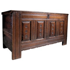 Ancienne commode Grand Wabi Sabi parfaite du 17ème siècle