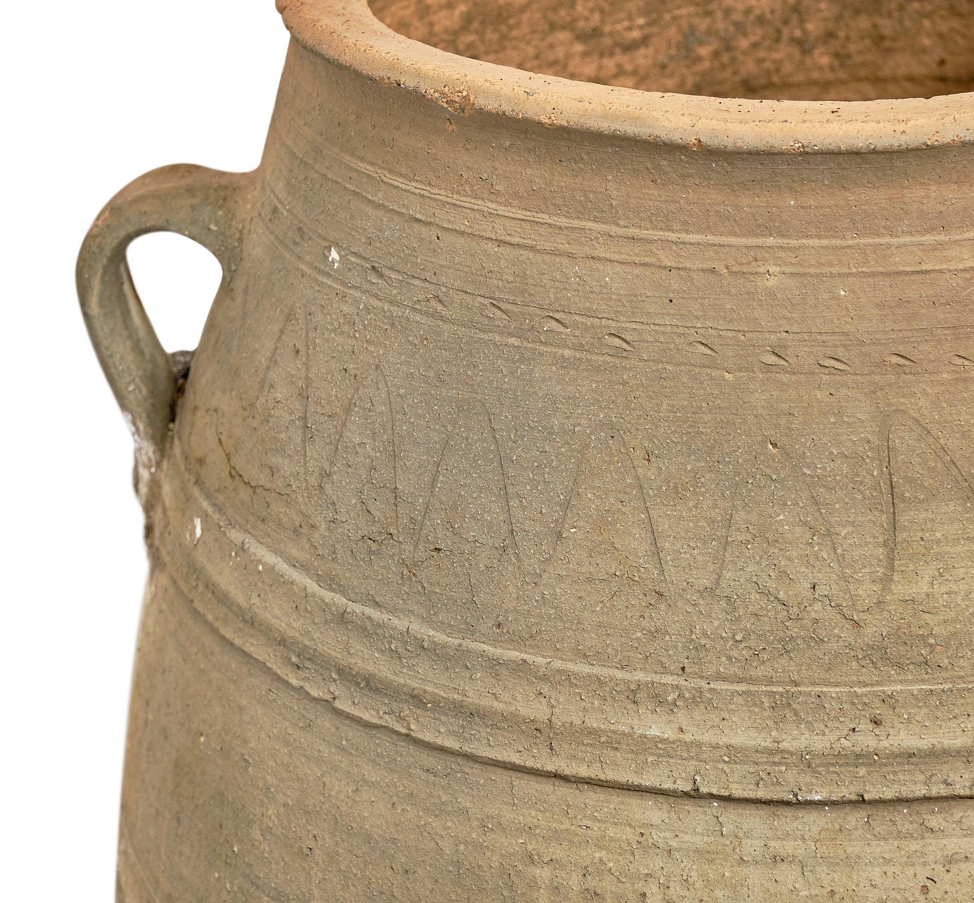 Ceramic Antique Grande Greek Style Pots For Sale