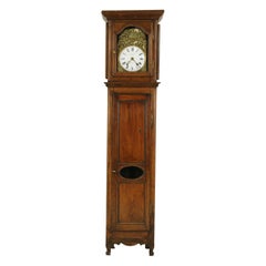 Antique Grandfather Clock, Long Case Clock, Walnut, France, 1880, B826