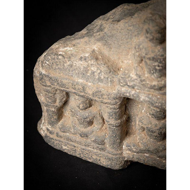 Antique Granite Jain Fragment of Parikara from India For Sale 8