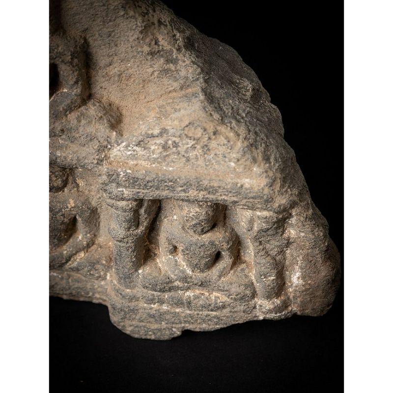 Antique Granite Jain Fragment of Parikara from India For Sale 10