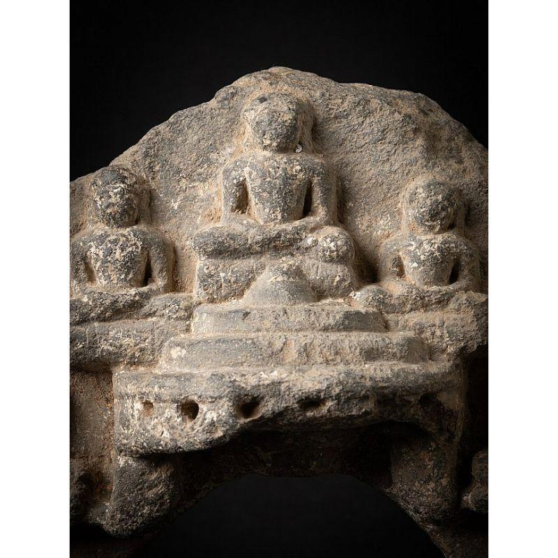 Antikes Granit-Jain-Fragment einer Parikara aus Indien (Indisch) im Angebot