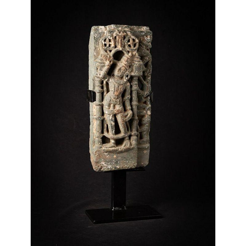 Antique Granite Statue from Jain Temple from India For Sale 4