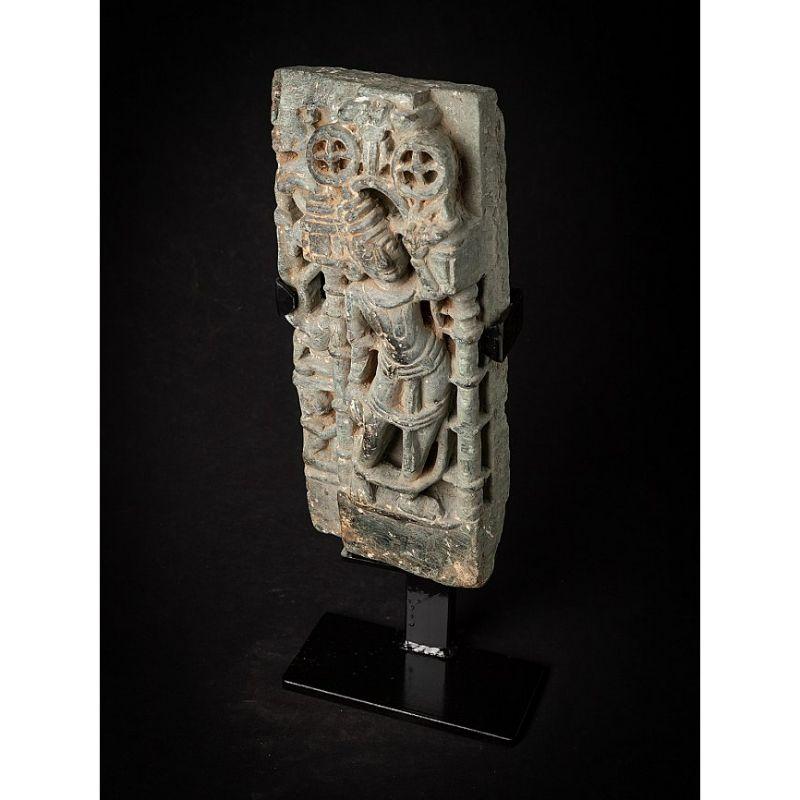 Antique Granite Statue from Jain Temple from India For Sale 7