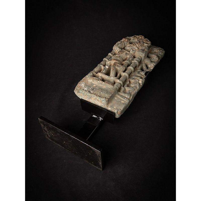 Antique Granite Statue from Jain Temple from India For Sale 14