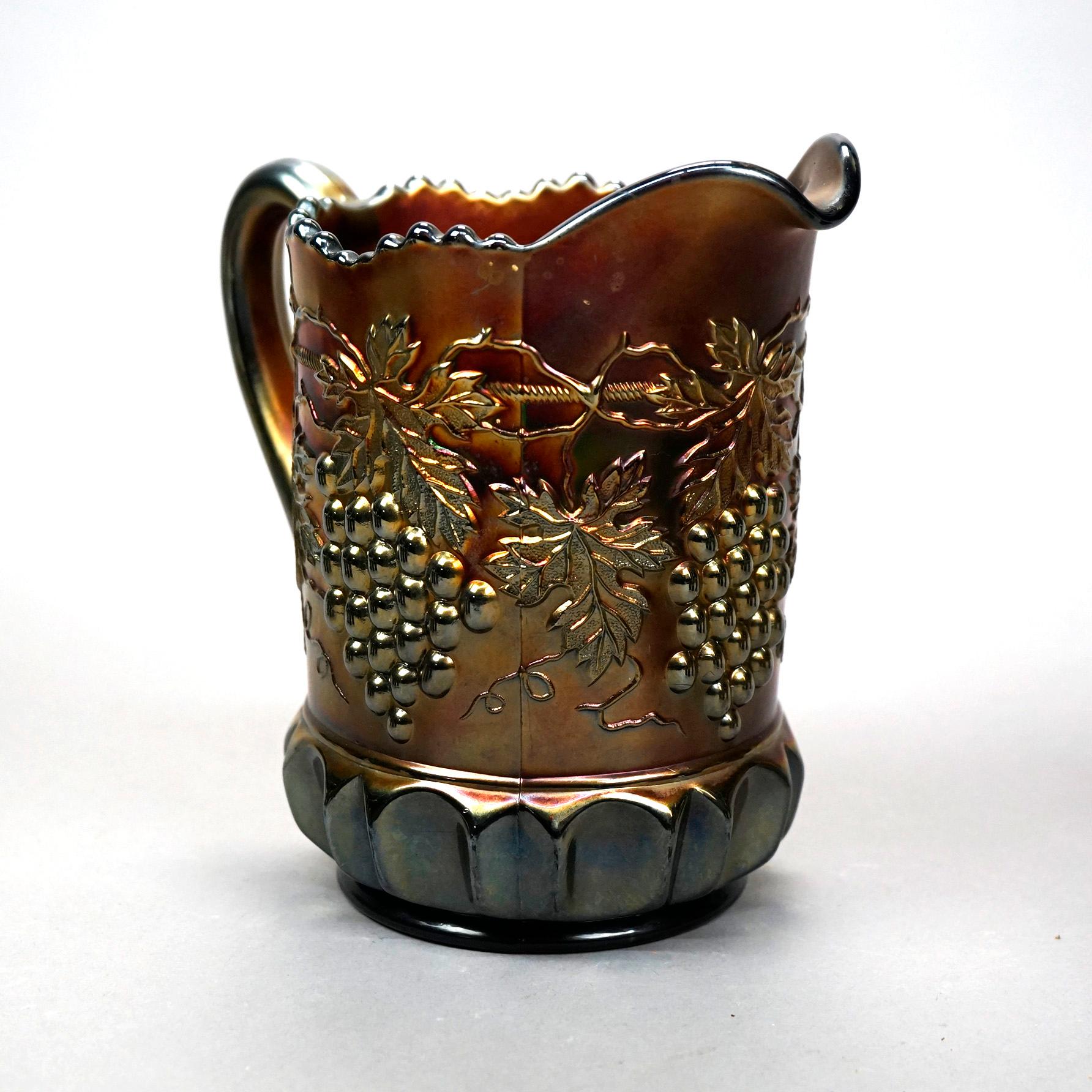 grape and cable carnival glass