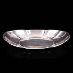 Antique Grape Dish, American, Sterling Silver 925, Cartier, Early 20th Century