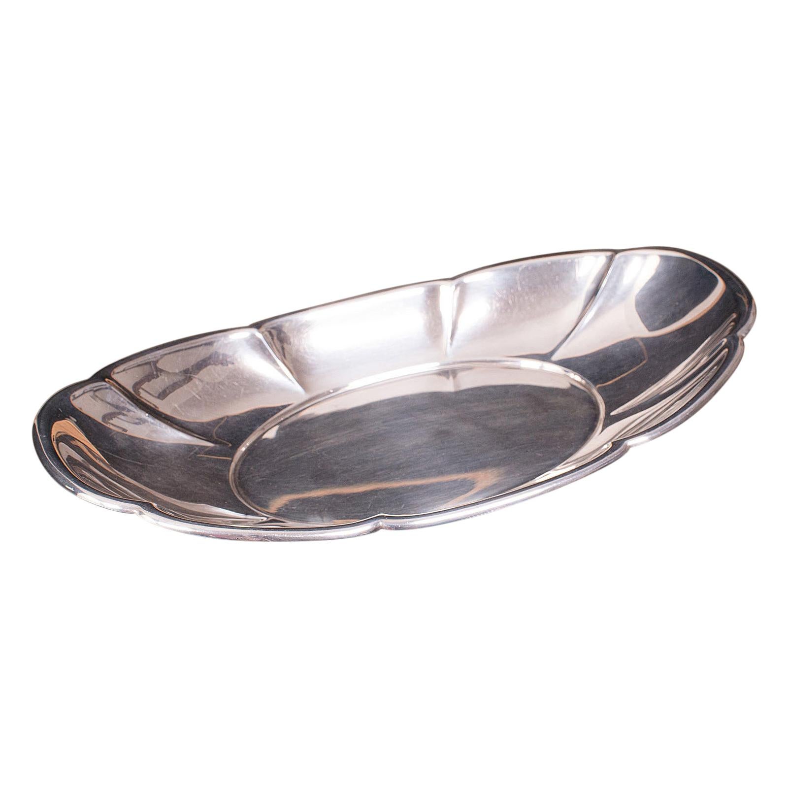 Antique Grape Dish, American, Sterling Silver 925, Cartier, Early 20th Century For Sale