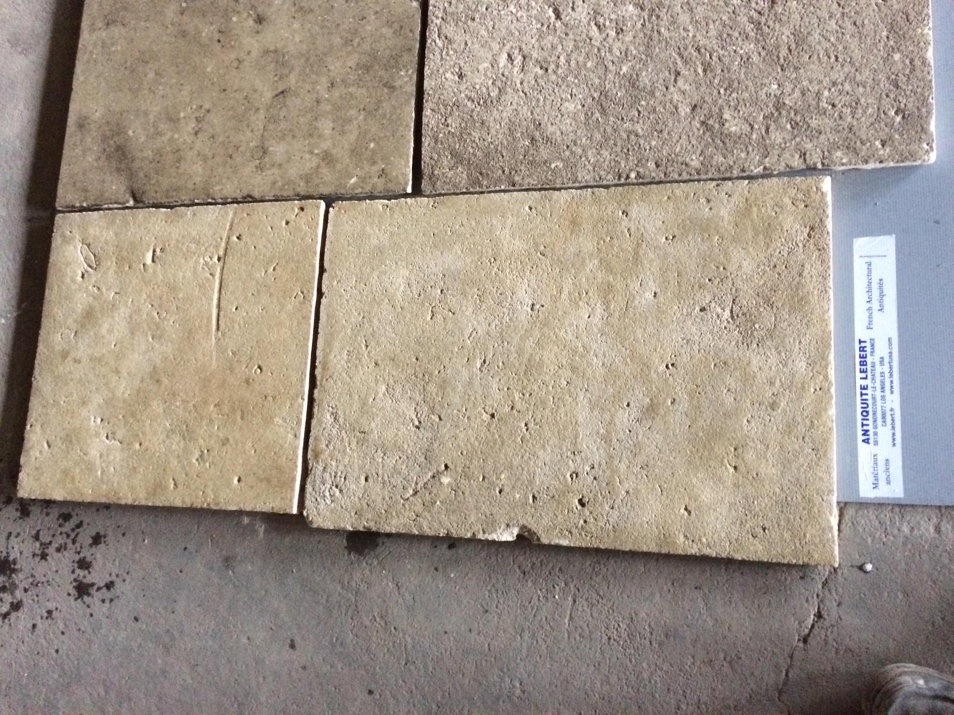 Antique Gray Barre Monptelier Limestone Flooring Authentic, 18th Century, France For Sale 3