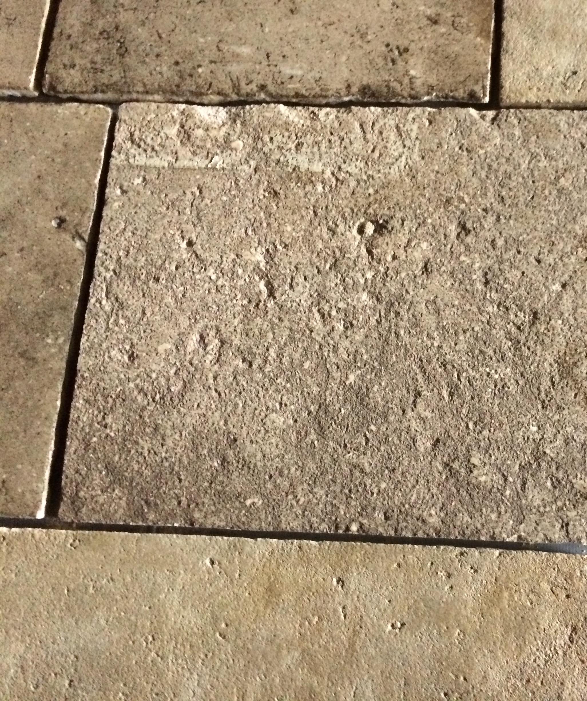 Louis XIV Gray Barre Monptelier Limestone Flooring Authentic 18th Century of France For Sale