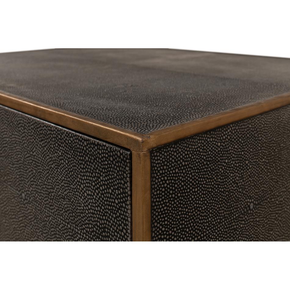 Antique Gray Modern End Table For Sale 2