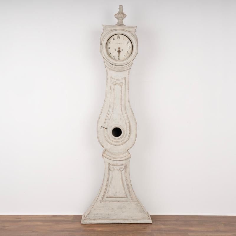 grandfather clock grey